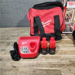 HOUSTON LOCATION - AS-IS Milwaukee 12V Lithium-Ion Brushless Cordless Subcompact Drill and Impact Driver Kit