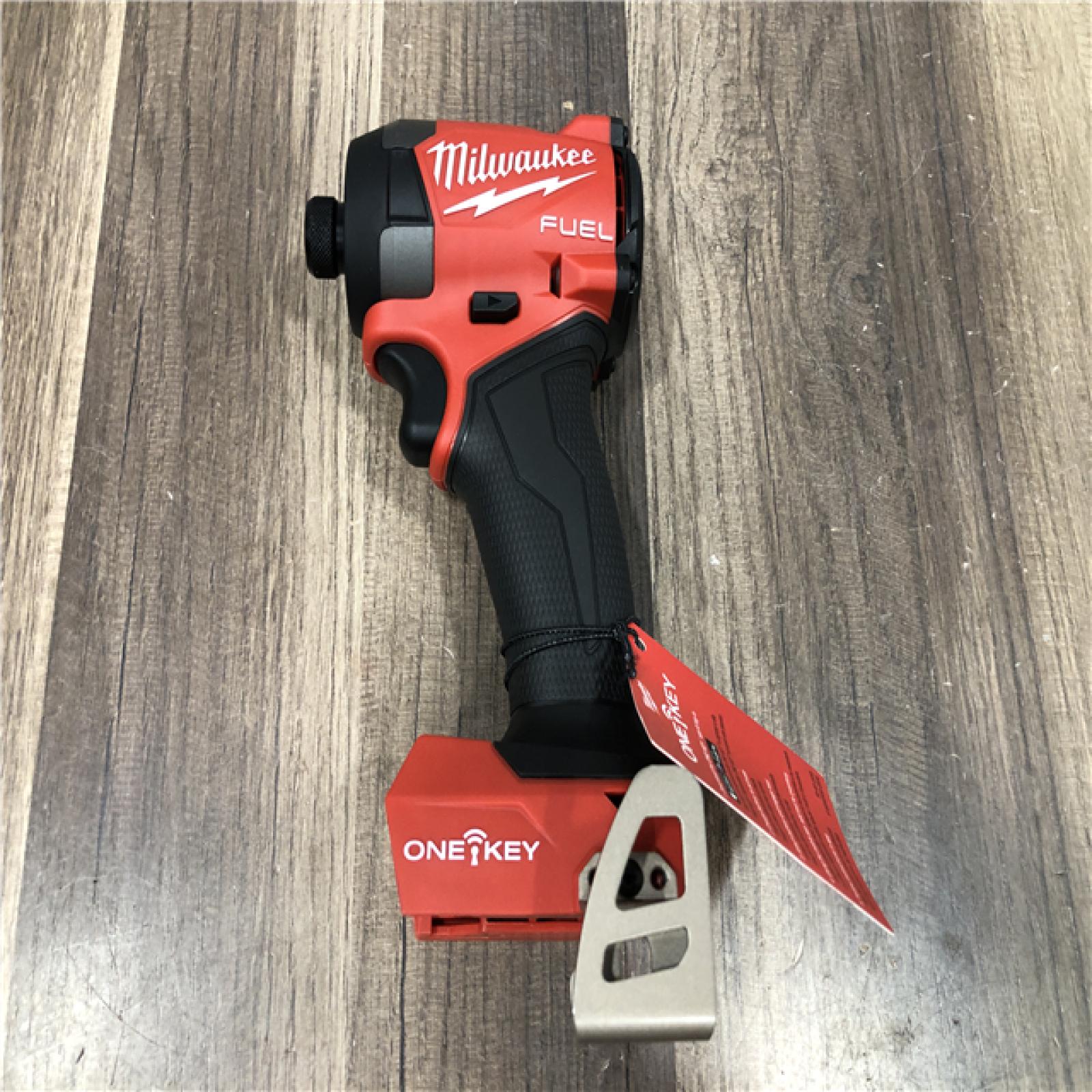 AS-IS Milwaukee FUEL ONE-KEY 18V Lithium-Ion Brushless Cordless 1/4 in. Hex Impact Driver (Tool-Only)