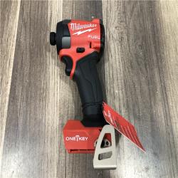 AS-IS Milwaukee FUEL ONE-KEY 18V Lithium-Ion Brushless Cordless 1/4 in. Hex Impact Driver (Tool-Only)