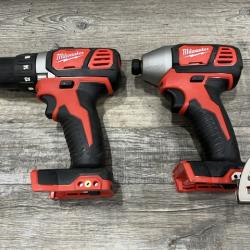 AS-IS Milwaukee 18V Lithium-Ion Cordless Drill Driver/Impact Driver Combo Kit