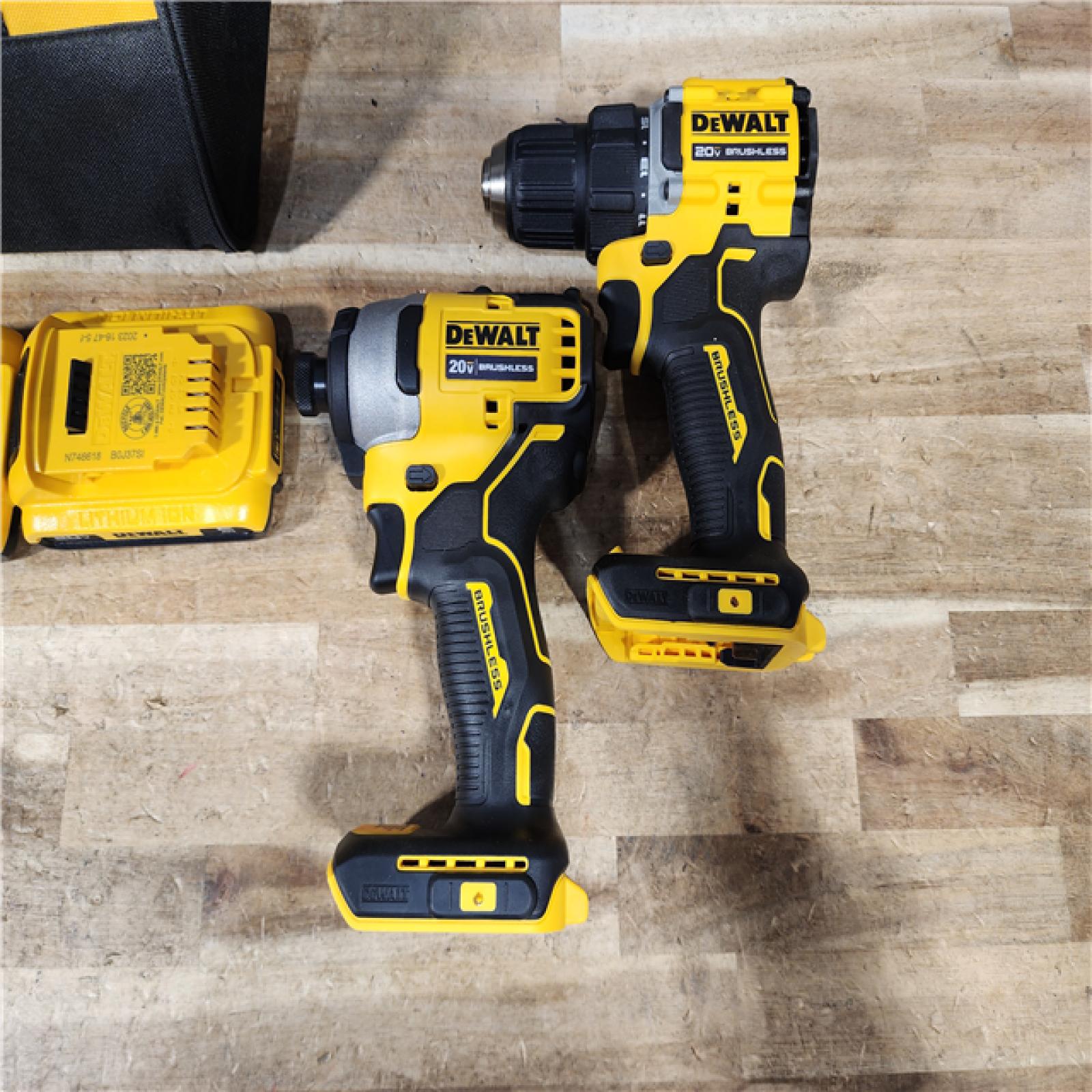 HOUSTON LOCATION - AS - IS DEWALT ATOMIC 20-Volt MAX Lithium-Ion Cordless Combo Kit