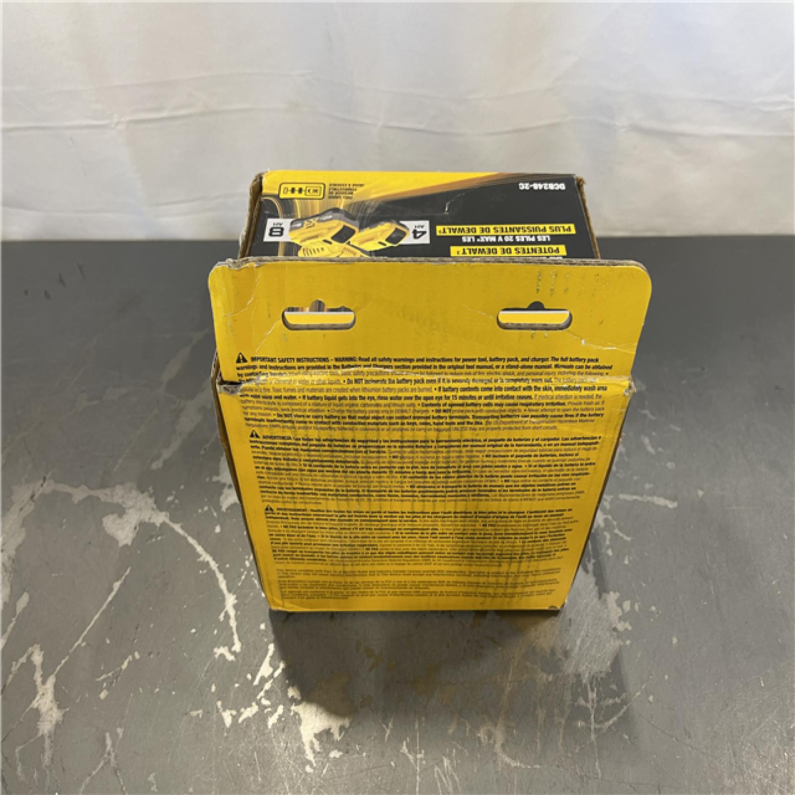 New! - DeWalt 20V XR Lithium-Ion Starter Pack with 8.0 Ah and 4.0 Ah Battery Packs and Charger
