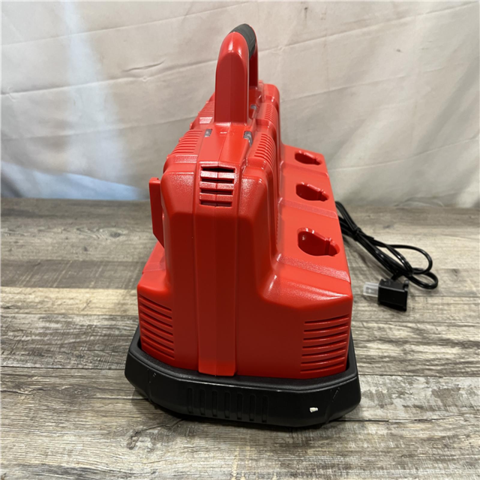 AS-IS Milwaukee 12-Volt/18-Volt Lithium-Ion Multi-Voltage 6-Port Sequential Rapid Battery Charger