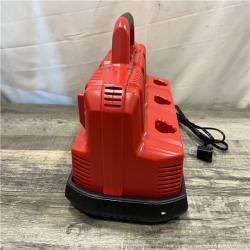 AS-IS Milwaukee 12-Volt/18-Volt Lithium-Ion Multi-Voltage 6-Port Sequential Rapid Battery Charger