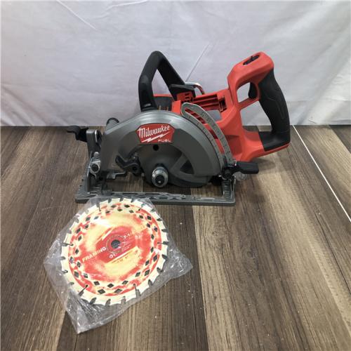 AS-IS Milwaukee FUEL 18V Lithium-Ion Cordless 7-1/4 in. Rear Handle Circular Saw (Tool-Only)