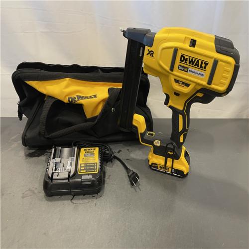 AS-IS - DeWALT 20V MAX XR Lithium-Ion Cordless 18-Gauge Narrow Crown Stapler Kit