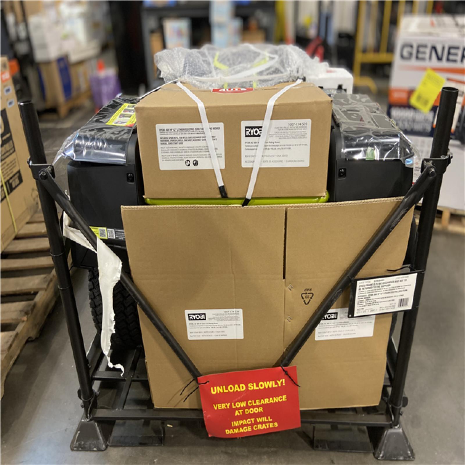 DALLAS LOCATION - RYOBI 80V HP Brushless 42 in. Battery Electric Cordless Zero Turn Riding Mower