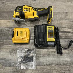 AS-IS DEWALT 20V MAX XR Cordless Brushless 3-Speed Oscillating Multi Tool Kit