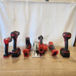 AS-IS- M18 18-Volt Lithium-Ion Cordless Combo Kit 7-Tool with 2-Batteries  Charger and Tool Bag