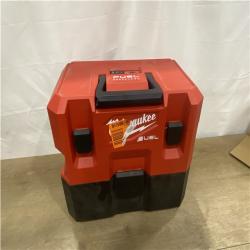 AS-IS Milwaukee M12 FUEL 12-Volt Lithium-Ion Brushless Cordless 1.6 Gal. Wet/Dry Vacuum (Tool-Only)