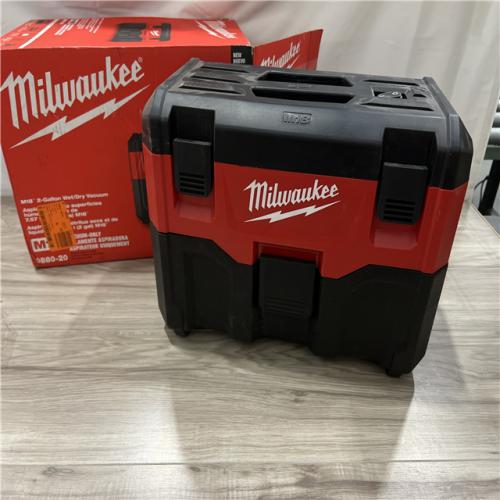 AS-IS Milwaukee 18-Volt 2 Gal. Lithium-Ion Cordless Wet/Dry Vacuum (Vacuum-Only)