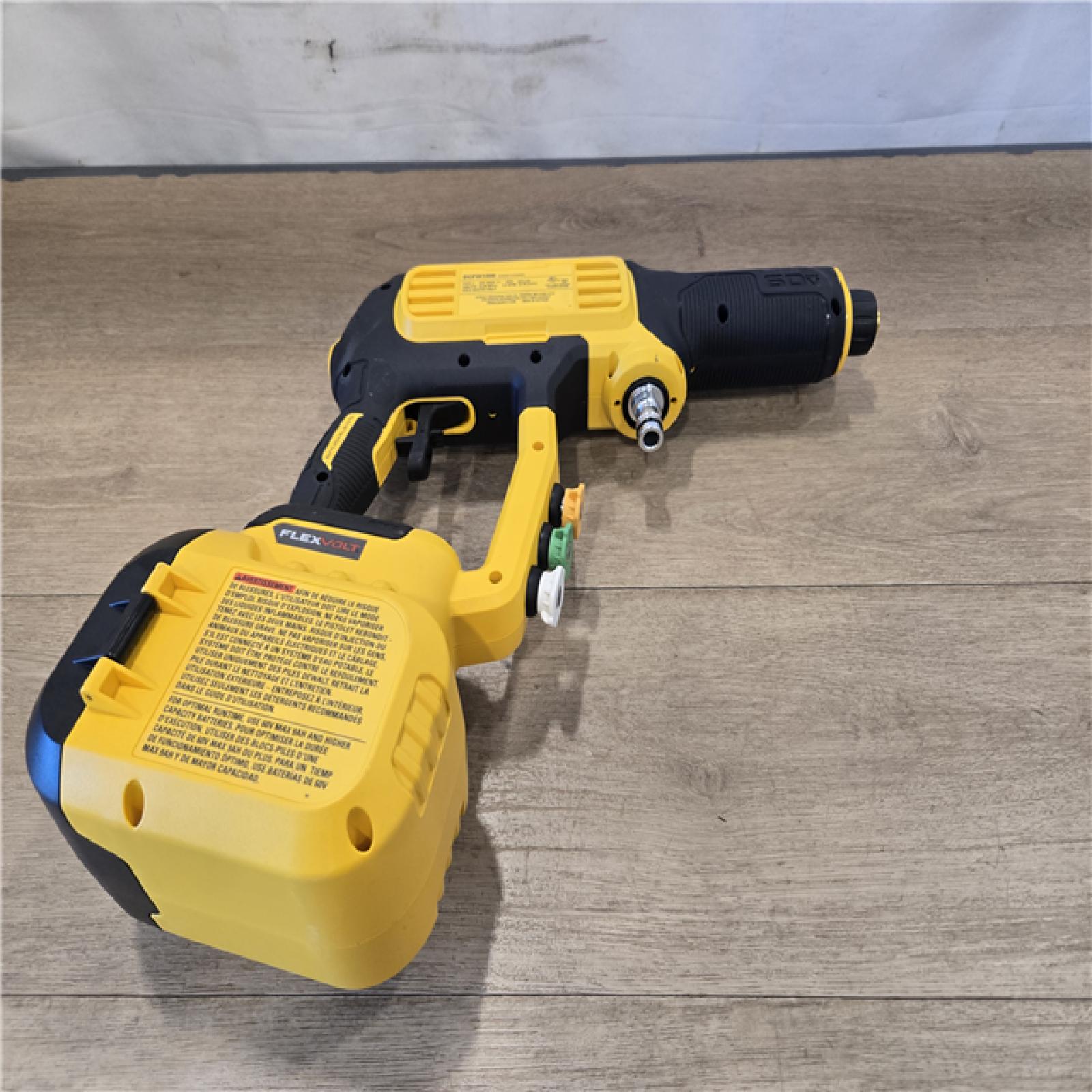 AS-IS DEWALT FLEXVOLT 60V MAX 1000 PSI 1.0 GPM Cold Water Cordless Cleaner (Tool Only)