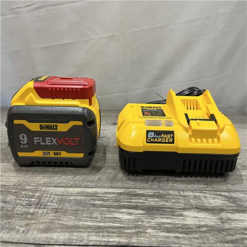 AS-IS DEWALT 20V/60V MAX FLEXVOLT Lithium-Ion 9.0Ah Battery and Charger Starter Kit