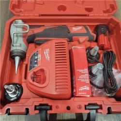 AS-IS  Milwaukee M12 12-Volt Lithium-Ion Cordless PEX Expansion Tool Kit with (2) 1.5 Ah Batteries, (3) Expansion Heads and Hard Case