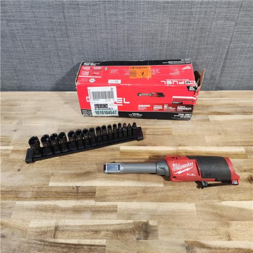 HOUSTON LOCATION - AS-IS M12 FUEL INSIDER 12V Lithium-Ion Brushless Cordless 1/4 in. - 3/8 in. Extended Reach Box Ratchet (Tool-Only)