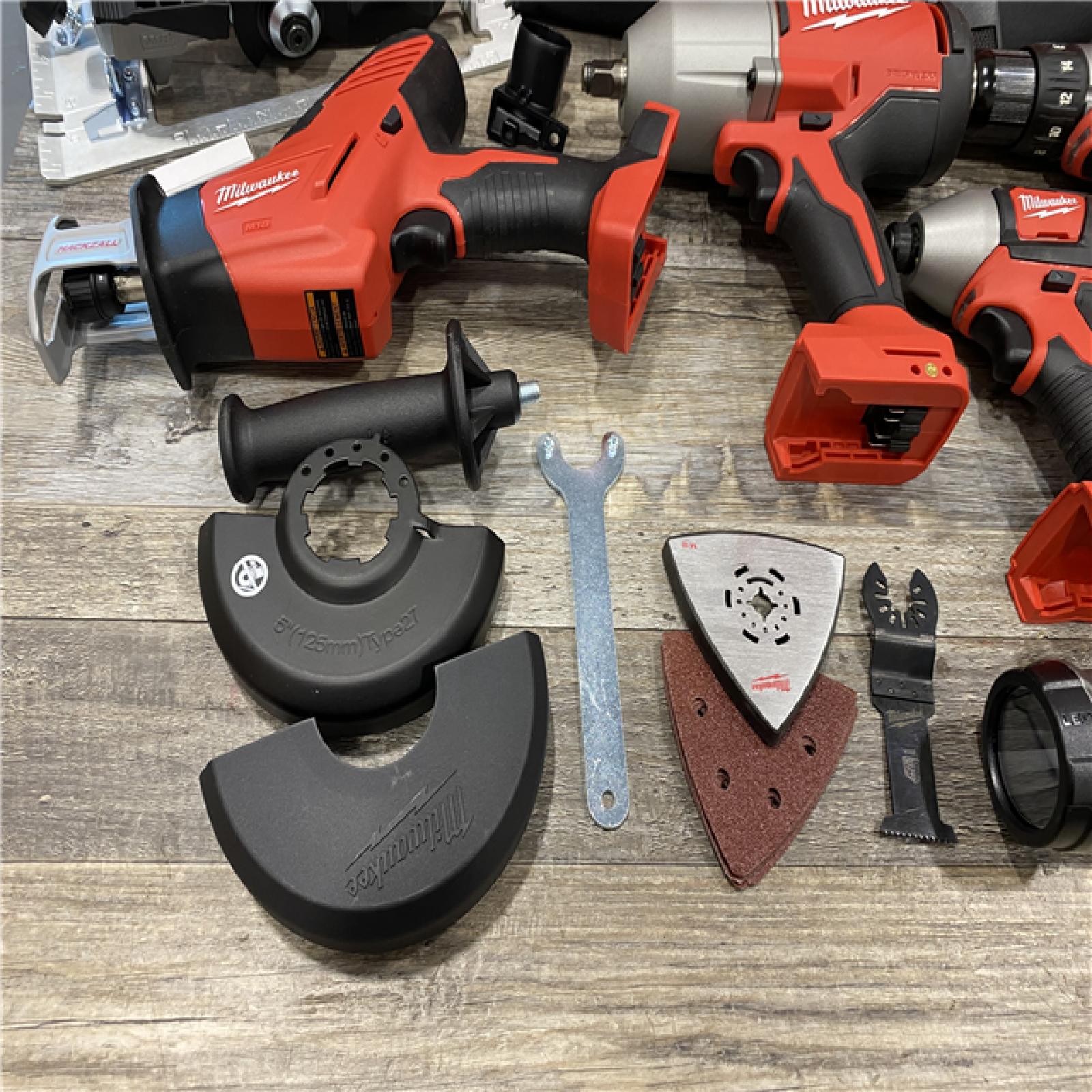 AS-IS Milwaukee 18-Volt Lithium-Ion Cordless (9-Tool) Combo Kit