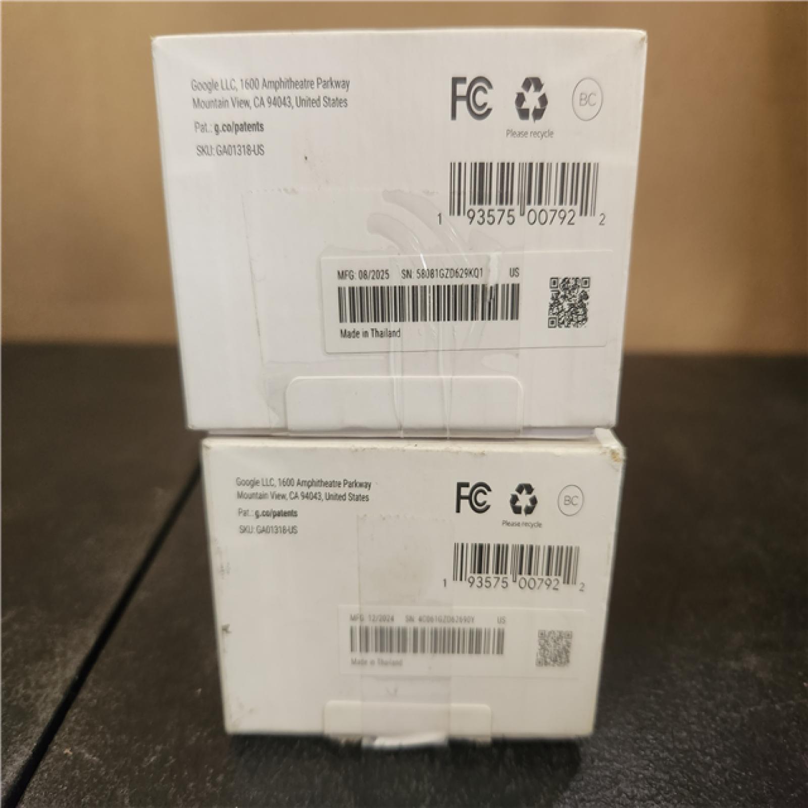 Phoenix AS-IS Google Nest Doorbell - Smart Wi-Fi Video Doorbell Camera - (2-Pack)