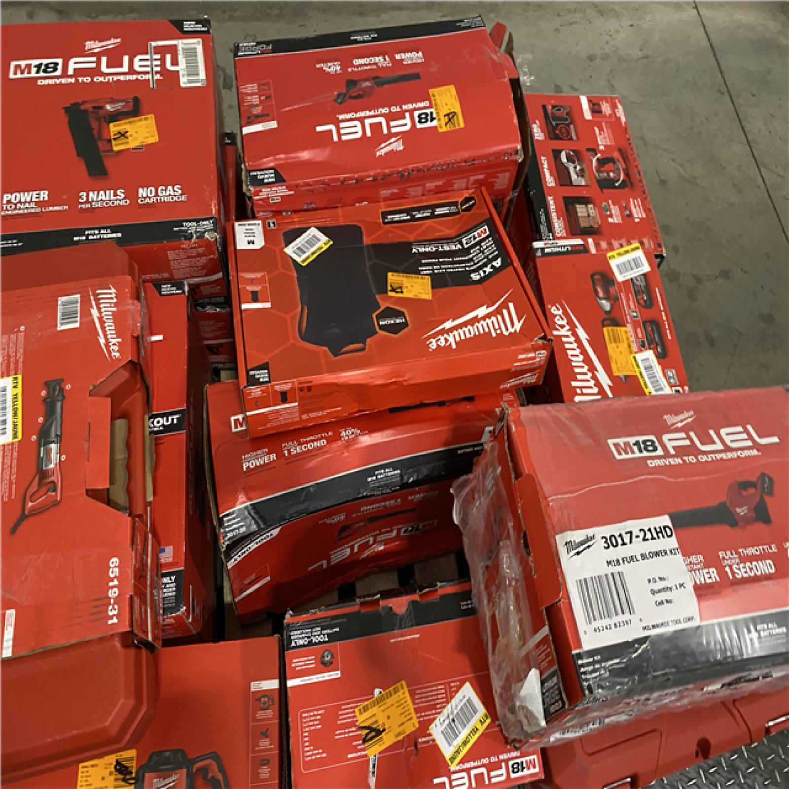 Dallas Location - As-Is MILWAUKEE Tool Pallet