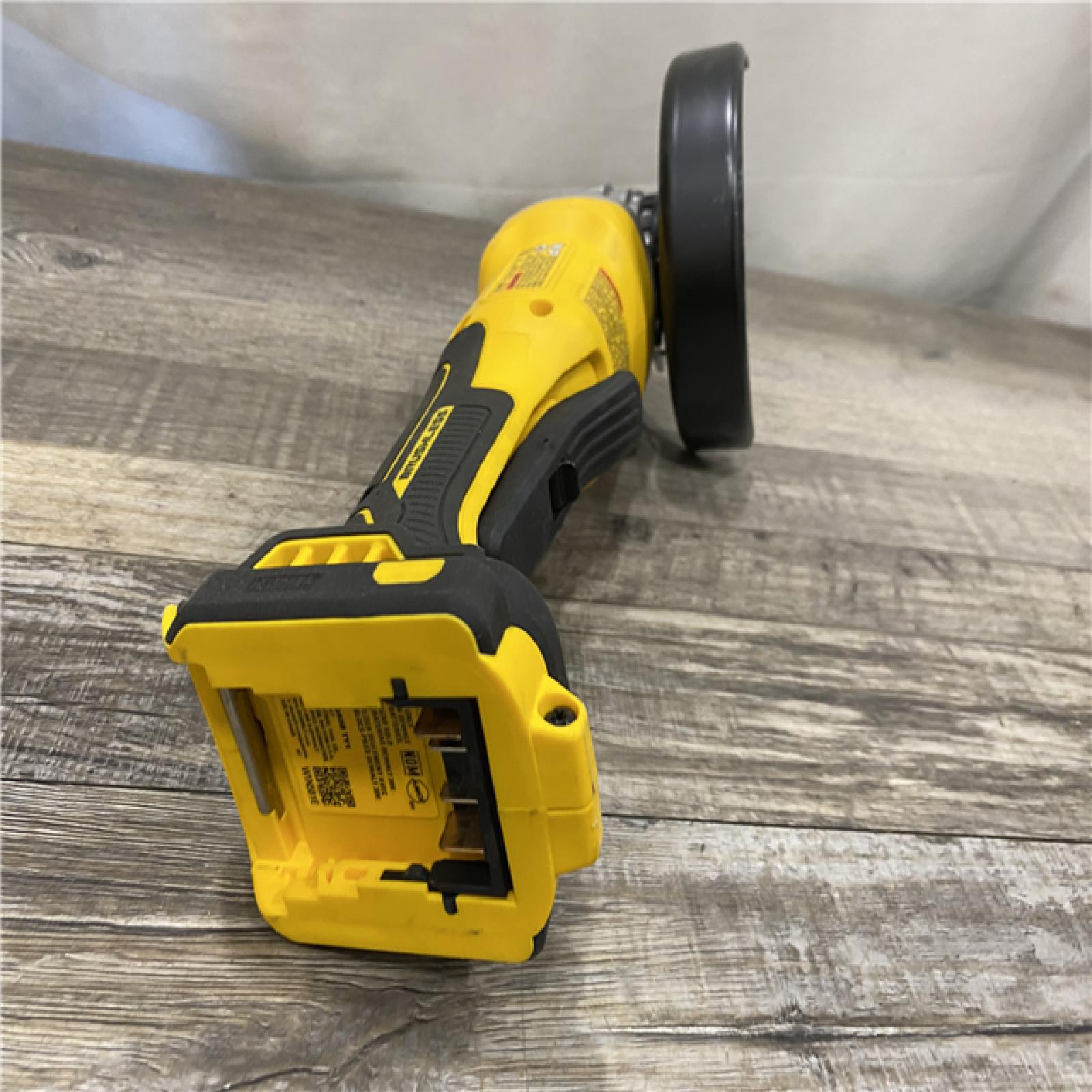 AS-IS DEWALT 20V MAX Cordless Brushless 4-1/2 in. Angle Grinder with Paddle Switch (Tool Only)