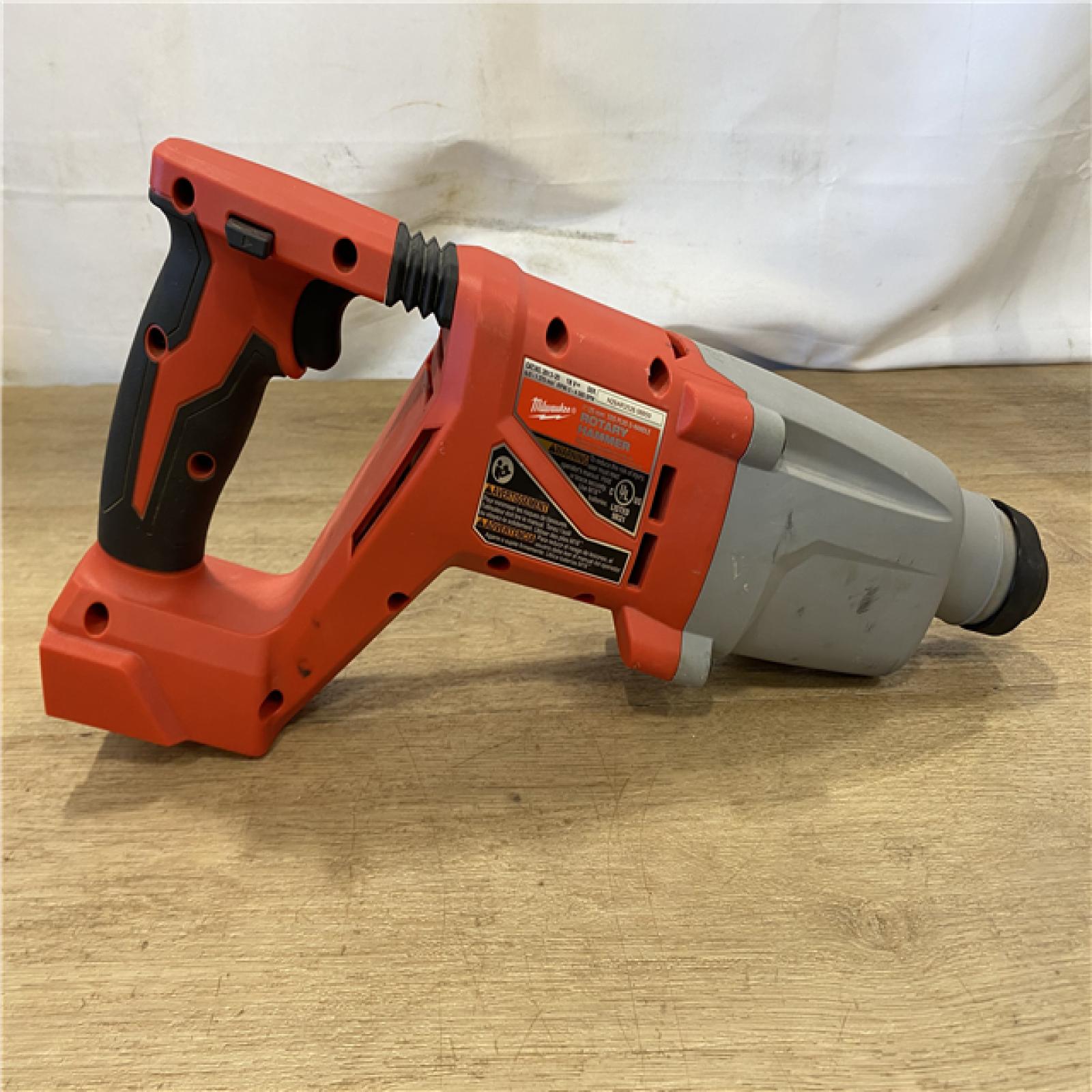 AS-IS Milwaukee 18V Lithium-Ion Brushless Cordless 1 in. SDS-Plus D-Handle Rotary Hammer (Tool-Only)