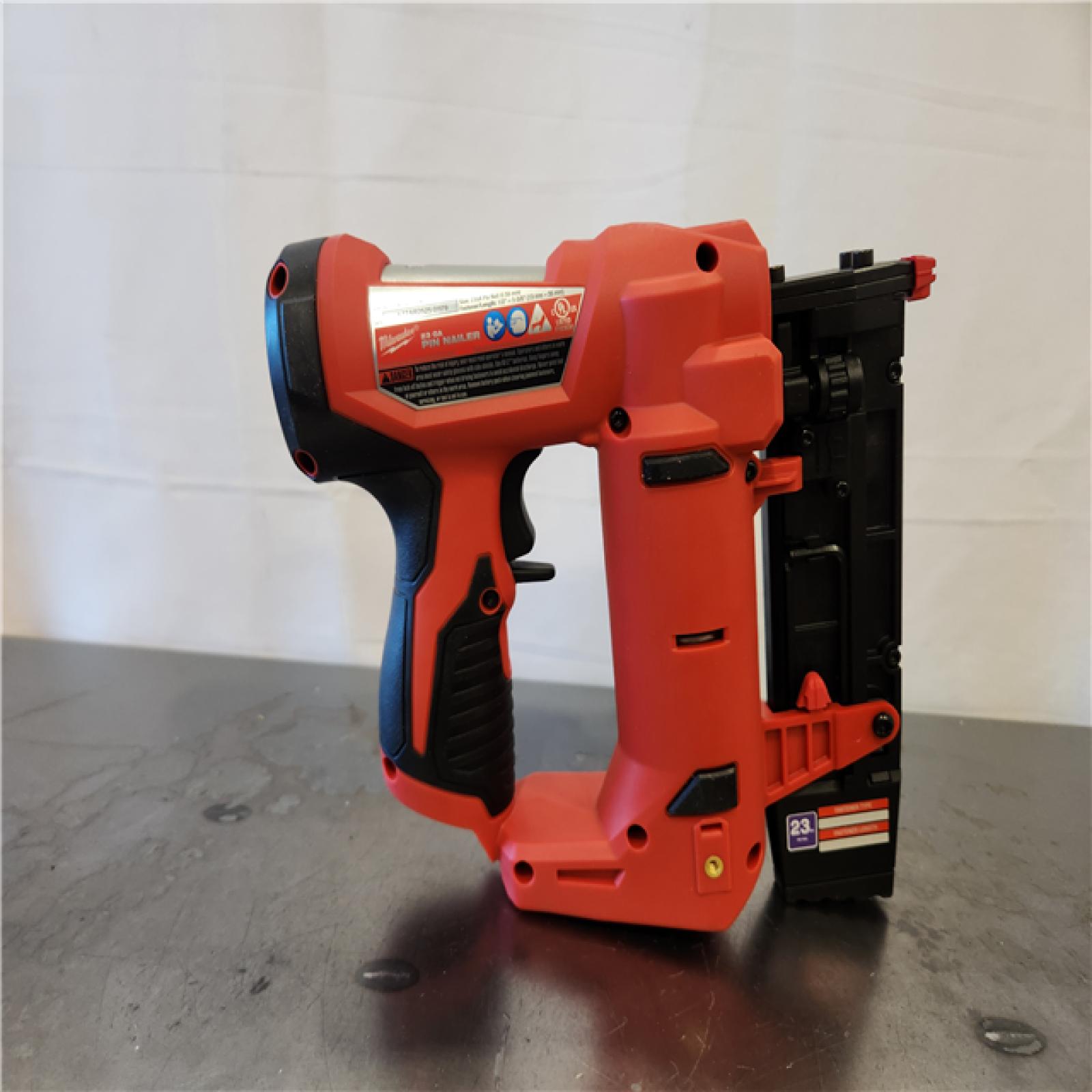 AS-IS- Milwaukee 12V 23 Gauge Cordless Pin Nailer (Tool Only)
