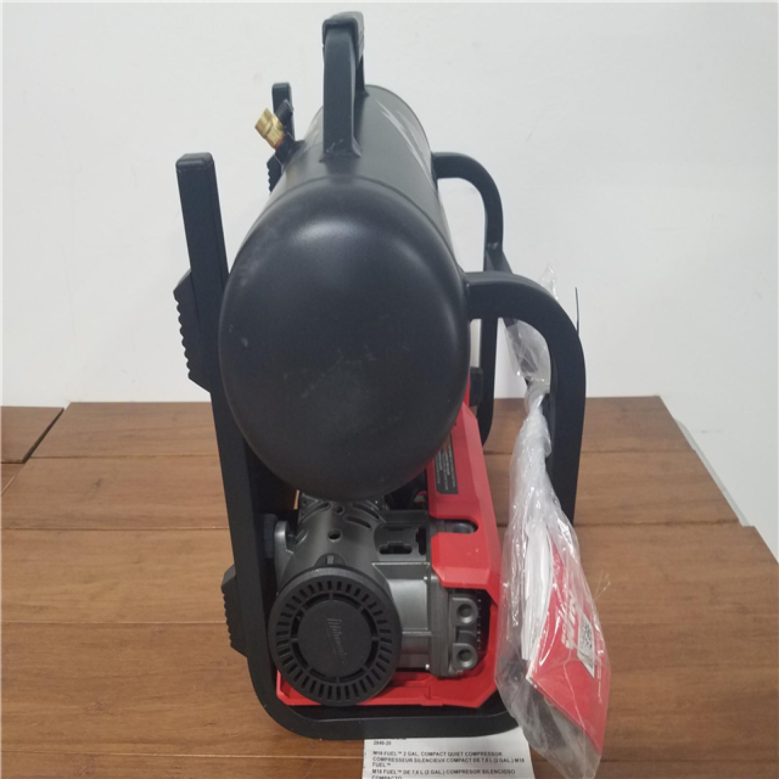 CALIFORNIA NEW MILWAUKEE M18 FUEL 2 GALLON COMPACT QUIET COMPRESSOR TOOL ONLY