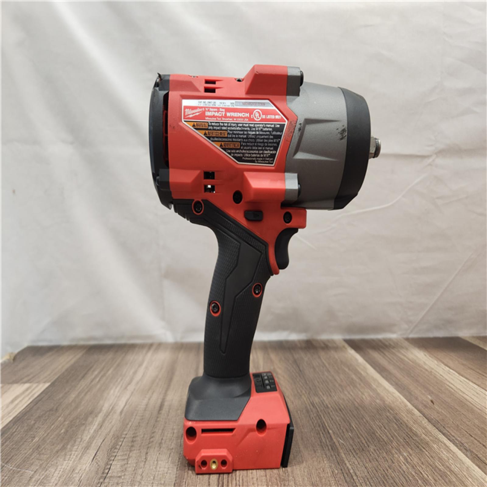 AS-IS- Milwaukee M18 FUEL 18V Lithium-Ion Brushless Cordless 1/2 in. Impact Wrench with Friction Ring (Tool-Only)