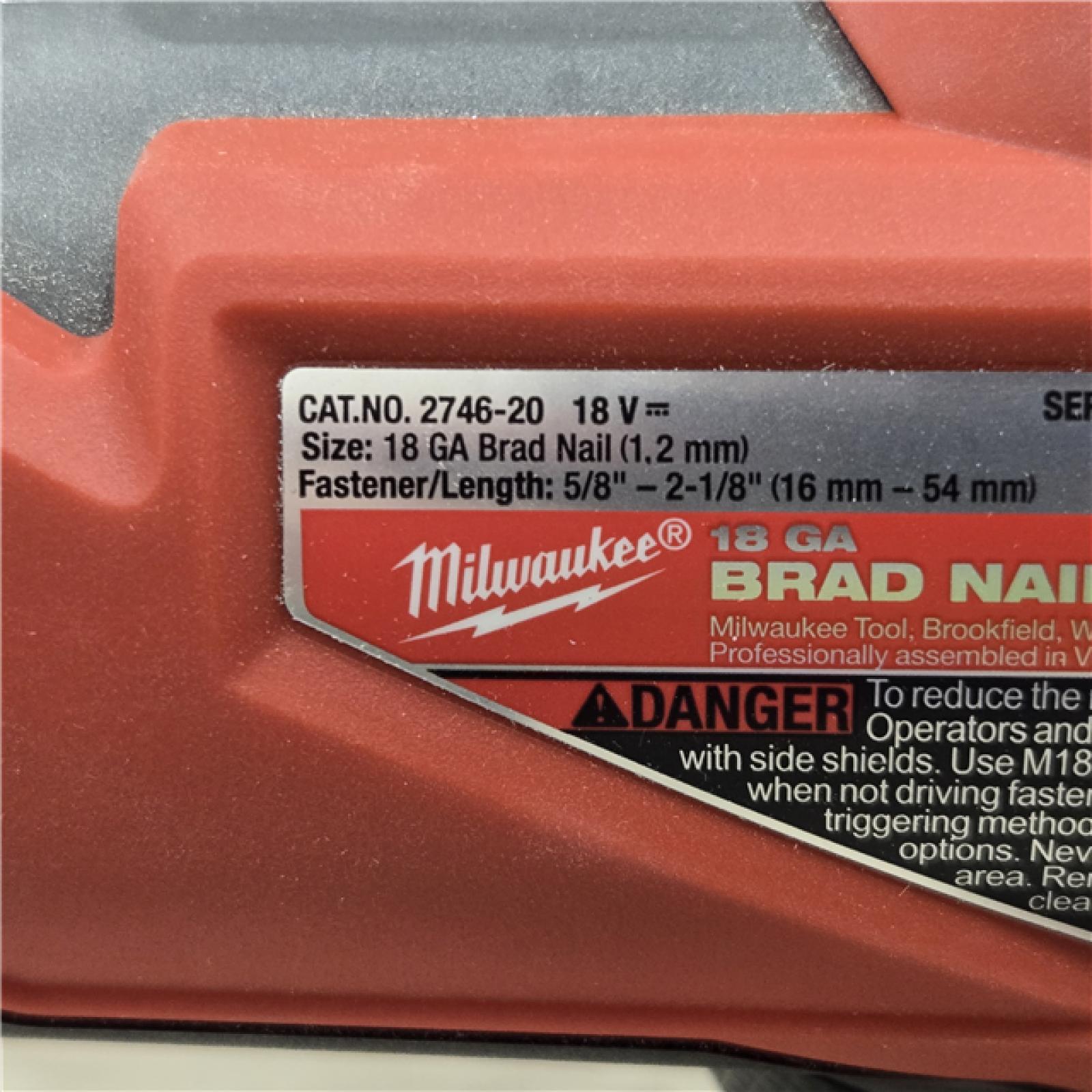 AS-IS Milwaukee M18 FUEL 18 Gauge Brad Nailer (TOOL ONLY)