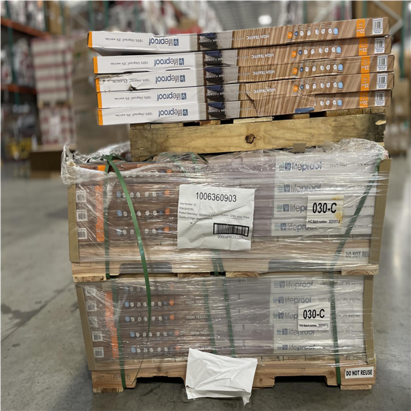 DALLAS LOCATION- LIFEPROOF Pinecrest Place Oak 22 MIL x 8.7 in. W x 48 in. L Waterproof Flooring (20.1 sq. ft./case) (57 UNITS)