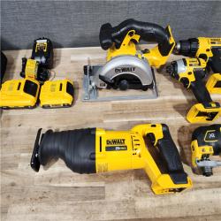HOUSTON LOCATION - AS-IS DEWALT 20V MAX Cordless 5 Tool Combo Kit