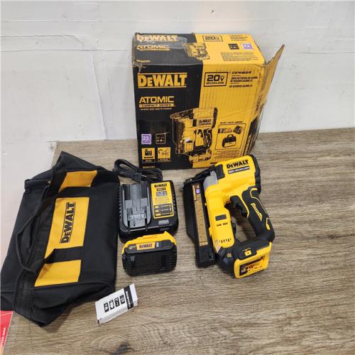 Phoenix Location Appears NEW DEWALT ATOMIC 20V MAX Lithium Ion Cordless 23 Gauge Pin Nailer Kit with 2.0Ah Battery and Charger