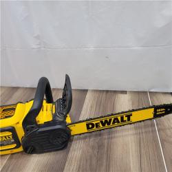 AS-IS   DEWALT  FLEXVOLT 60V MAX 16in. Brushless Cordless Battery Powered Chainsaw Kit with (1) FLEXVOLT 2 Ah Battery & Charger