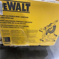 NEW- DeWalt 15 Amps 12 in. Corded Dual-Bevel Sliding Compound Miter Saw