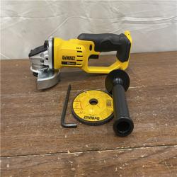 AS-IS Dewalt 20-Volt MAX Lithium-Ion Cordless 4-1/2 in. to 5 in. Grinder (Tool Only)
