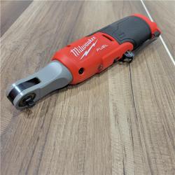 AS-IS Milwaukee 2566-20 M12 FUEL Brushless Lithium-Ion 1/4 in. Cordless High Speed Ratchet (Tool Only)