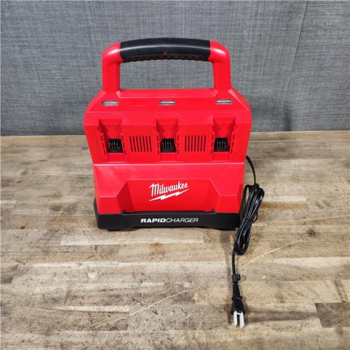 HOUSTON LOCATION - AS-IS (APPEARS LIKE NEW) Milwaukee M18 Packout Six Bay Rapid Charger (Tool-Only)