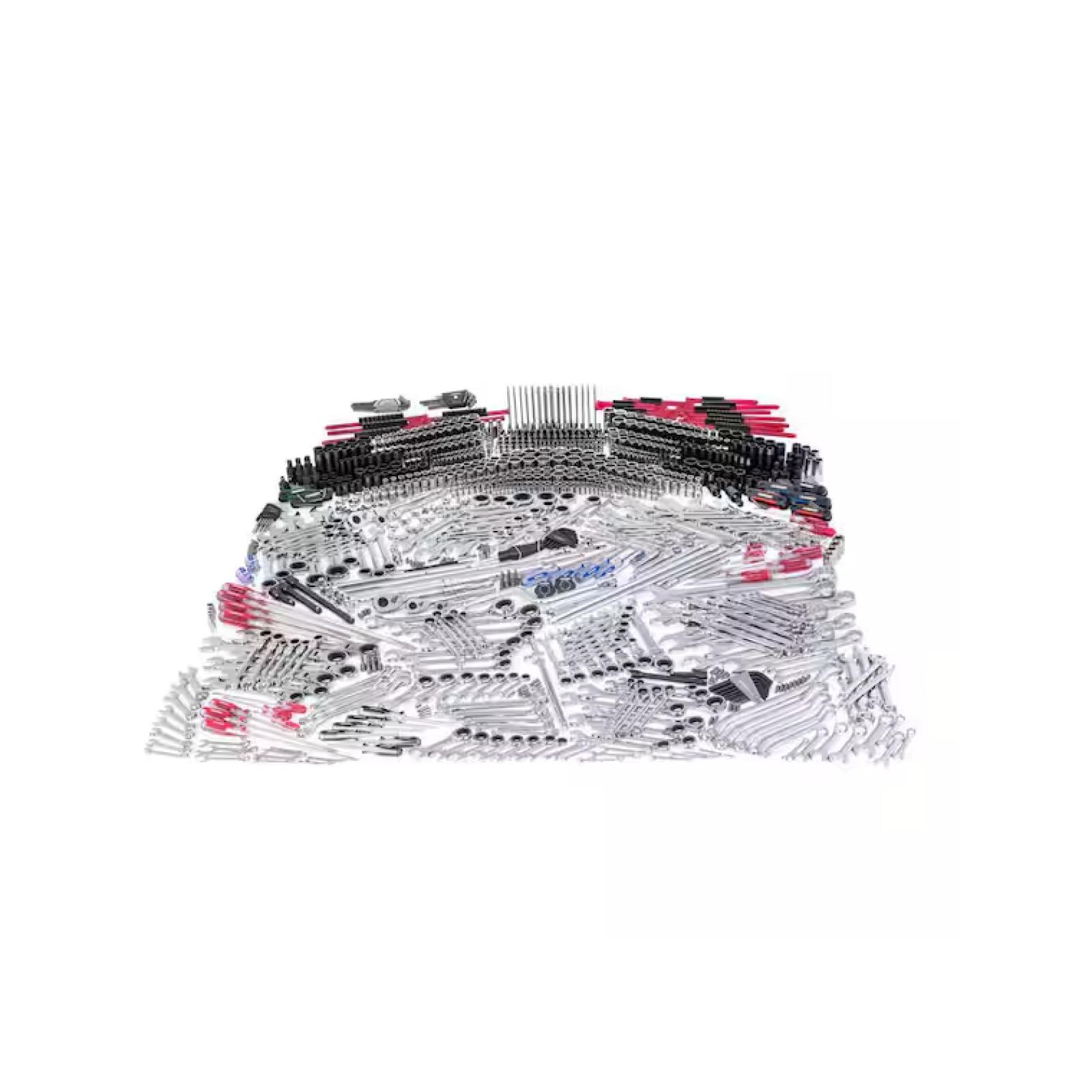 DALLAS LOCATION - Husky 1/4 in.  3/8 in. and 1/2 in. Drive Master Mechanics Tool Set with Impact Sockets (1025-Piece)