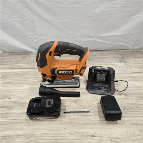 LIKE NEW! - RIDGID 18V Cordless Jig Saw Kit