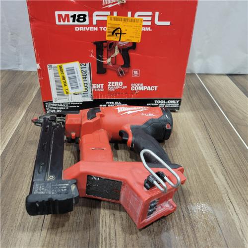 AS-IS MILWAUKEE FUEL 18-Volt Lithium-Ion Brushless Cordless 18-Gauge 1/4 in. Narrow Crown Stapler (Tool-Only)