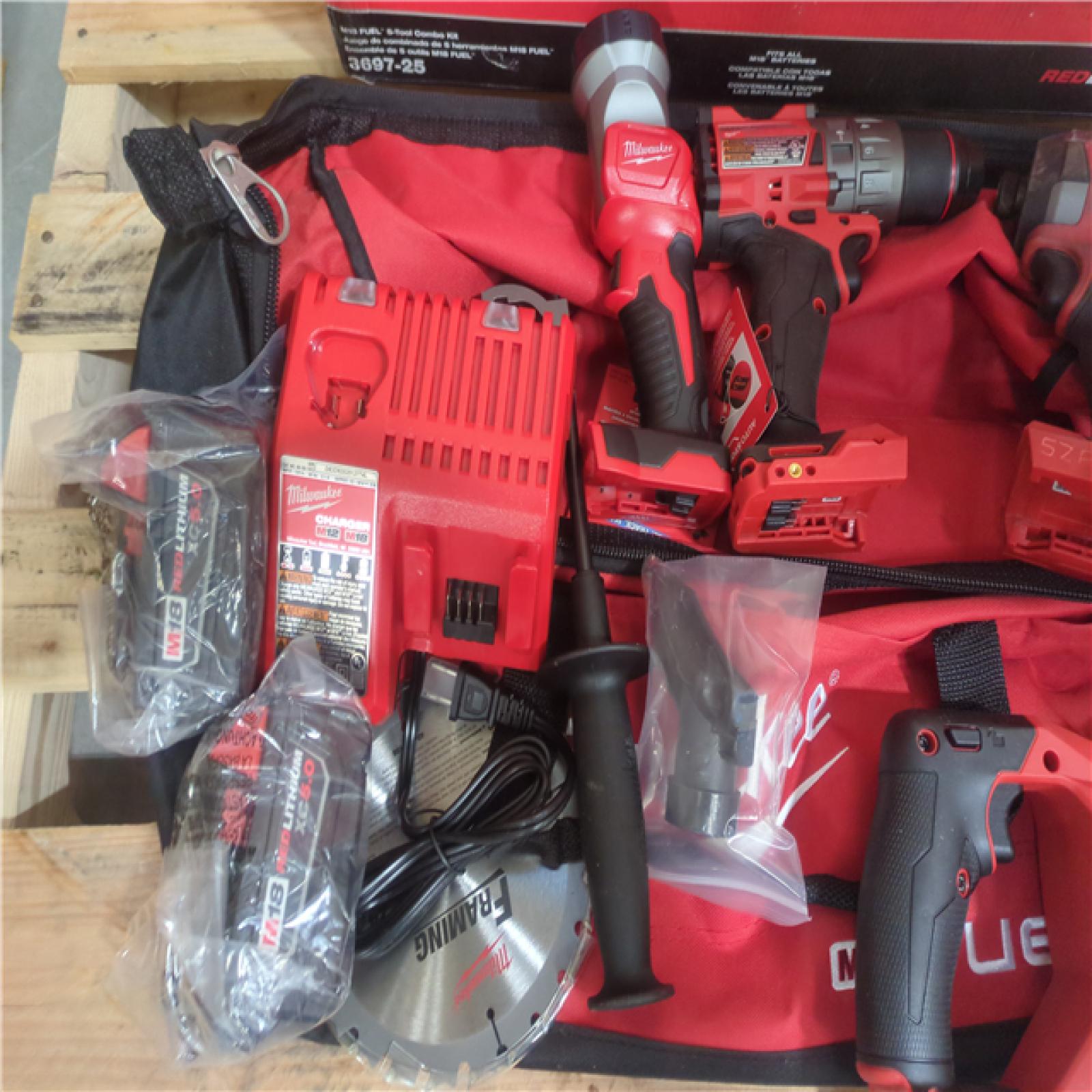 CALIFORNIA AS-IS M18 Fuel 5-Tool Combo Kit