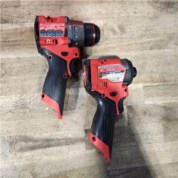 HOUSTON LOCATION - AS-IS (APPEARS LIKE NEW) Milwaukee FUEL 12-Volt Lithium-Ion Brushless Cordless Hammer Drill and Impact Driver Combo Kit