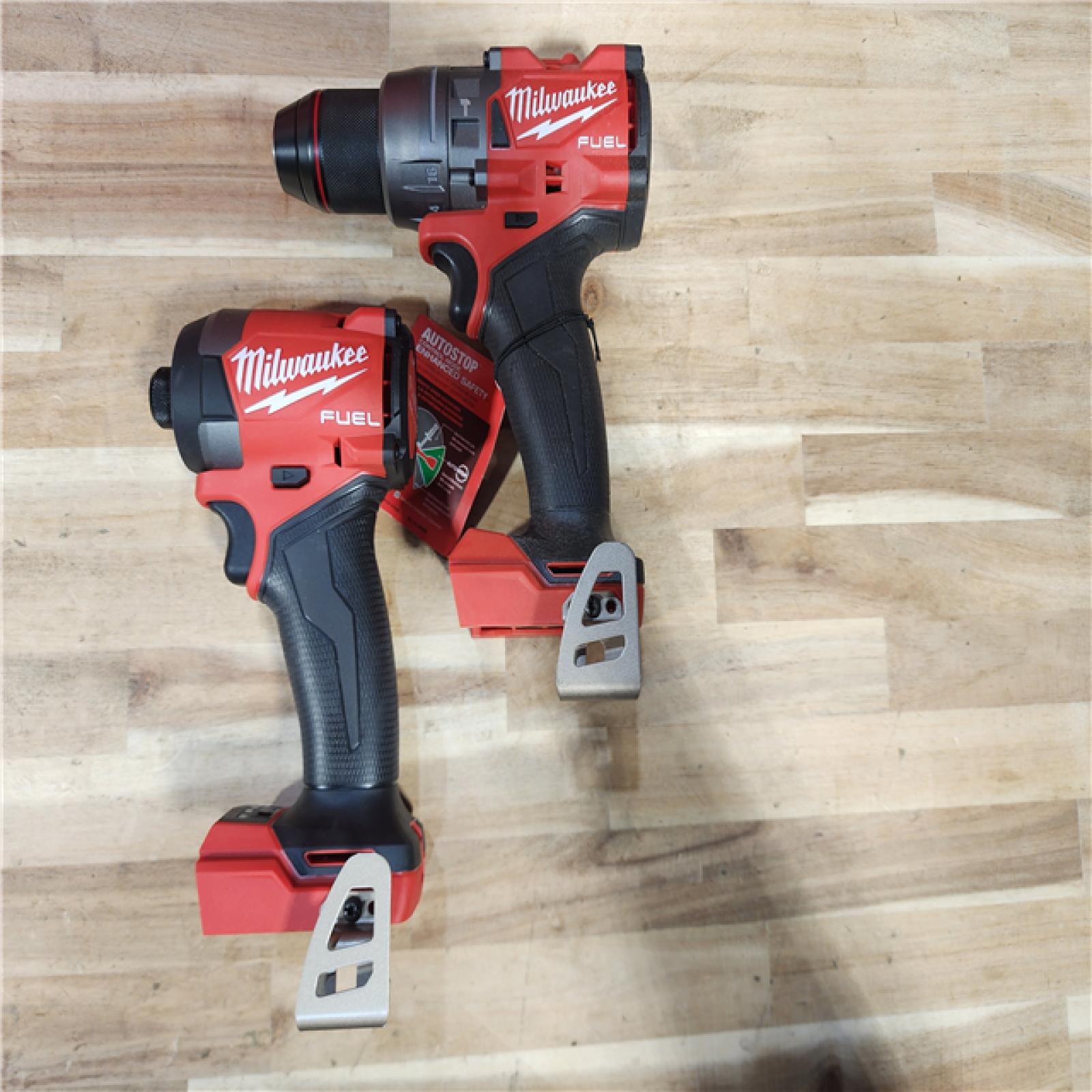 HOUSTON LOCATION - AS-IS Milwaukee FUEL 18V Lithium-Ion Brushless Cordless Hammer Drill and Impact Driver Combo Kit