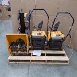 CALIFORNIA AS-IS DEWALT AND CUB CADET SNOW BLOWER