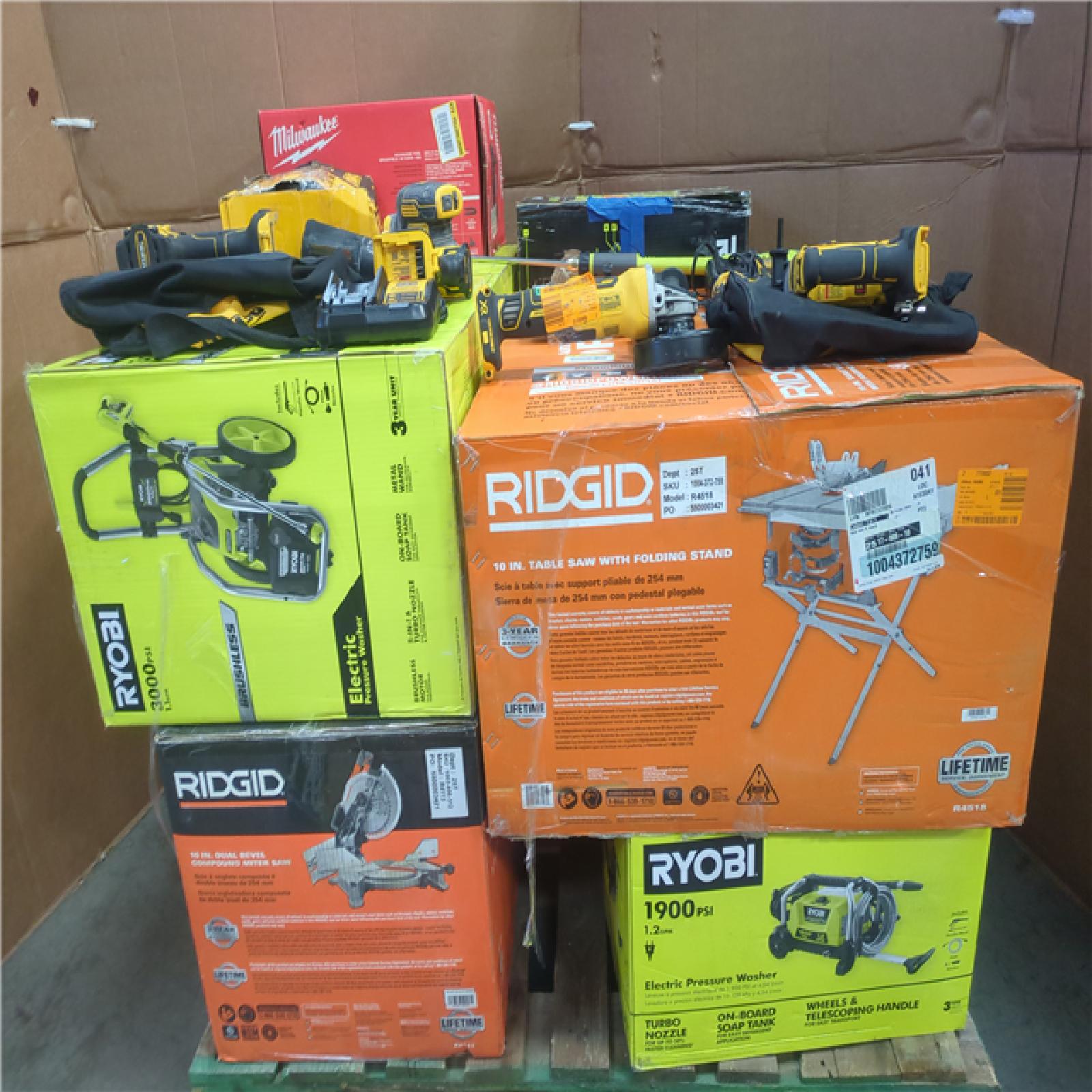 CALIFORNIA AS-IS TOOL PALLET