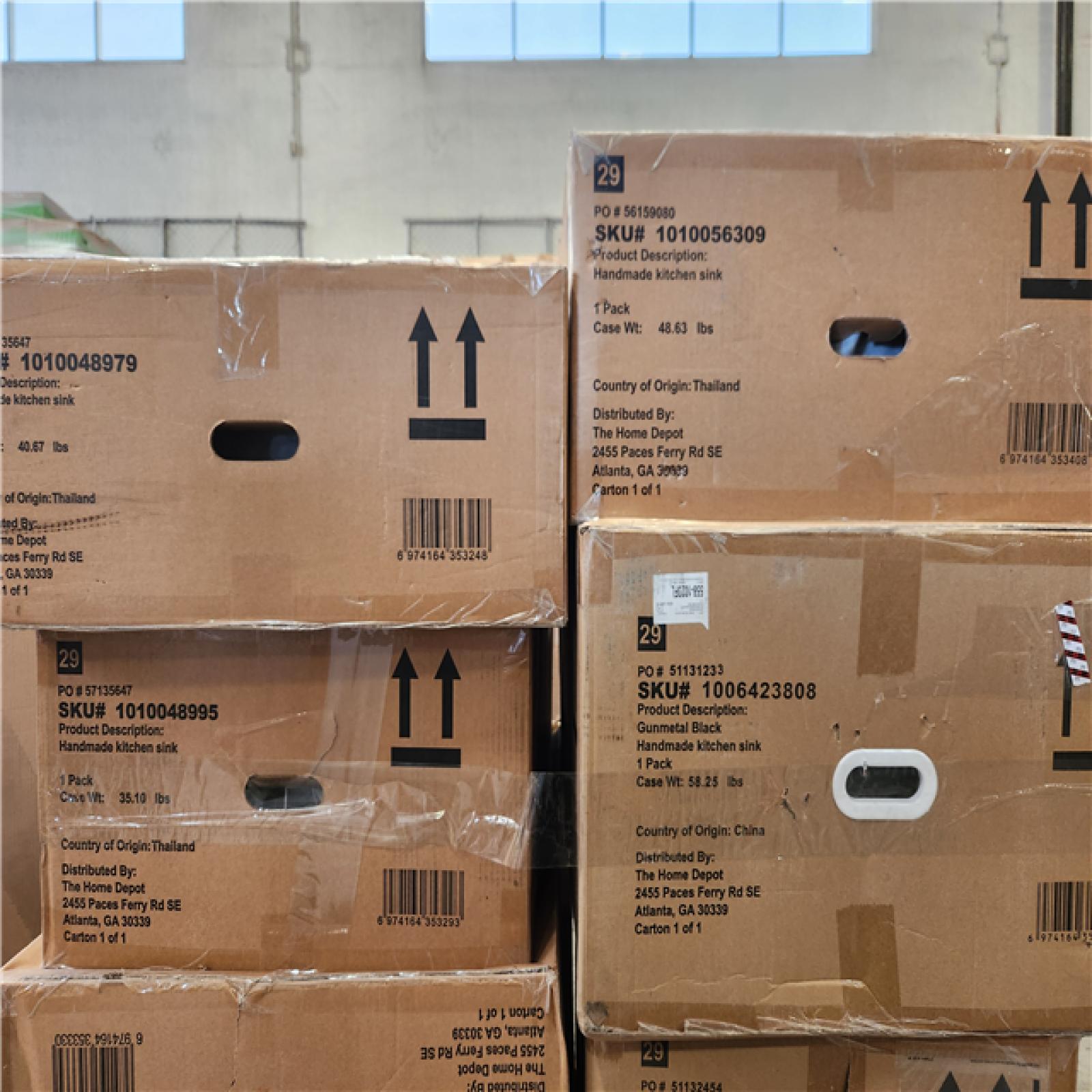 Phoenix AS-IS Mixed Handmade Kitchen Sinks (8-Sinks)