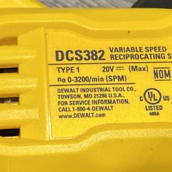 AS-IS DEWALT 20V MAX Cordless Brushless Reciprocating Saw (Tool Only)