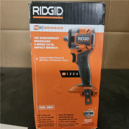 Phoenix LIKE NEW RIDGID 18V SubCompact Brushless Cordless 3/8 in. Impact Wrench (Tool Only)