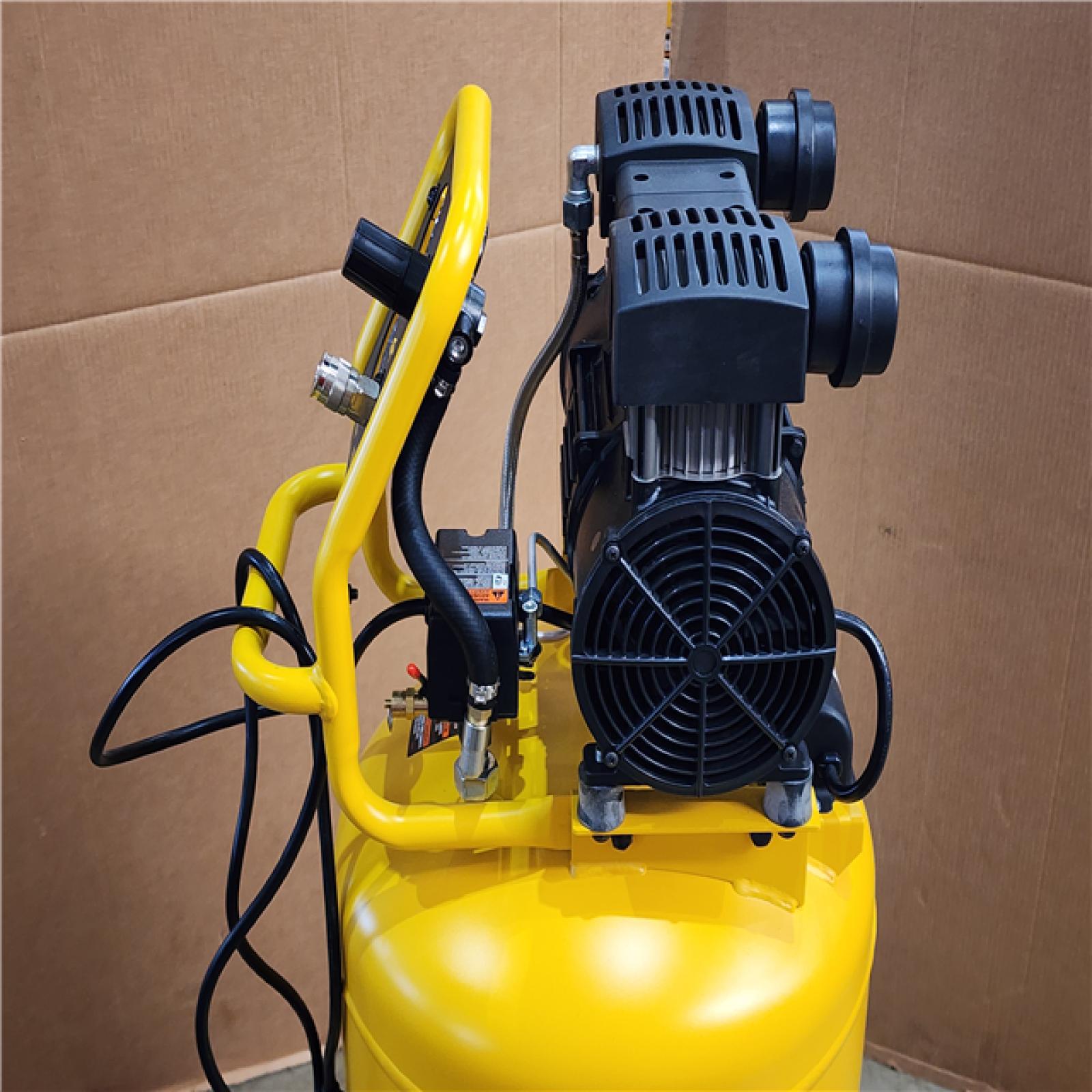 HOUSTON LOCATION - AS-IS DEWALT 26 Gal. 175 PSI Ultra Quiet Portable Electric Air Compressor