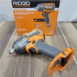 GOOD RIDGID 18V Brushless Cordless 4-Mode 1/2 in. Mid-Torque Impact Wrench with Friction Ring (Tool Only)