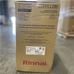 DALLAS LOCATION- AS-IS RINNAI Sensei High Efficiency 11 GPM 199 000 BTU Natural Gas/Propane Tankless Water Heater w/ Recirculating Pump
